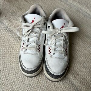 Kids White Nike Air Jordan Shoes